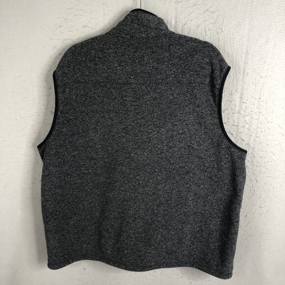 Polo Ralph Lauren Vest Mens 2xl Gray Full Zip Fleece Pony Preppy Waistcoat - Picture 3 of 16